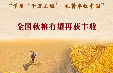 第七個中國農民豐收節(jié)來了！全國秋糧有望再獲豐收