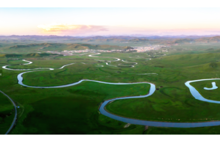 山河勾勒的濕地“畫卷”