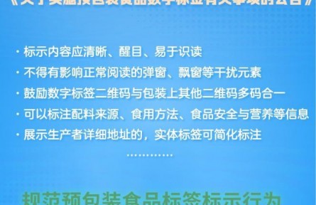 “碼”上可知！我國(guó)推廣數(shù)字標(biāo)簽助力食品安全監(jiān)管