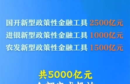 預(yù)計(jì)拉動(dòng)項(xiàng)目總投資超7萬(wàn)億元！5000億元新型政策性金融工具完成投放